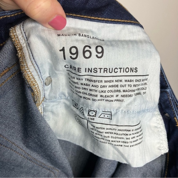 Gap Long & lean trouser jeans size 35R - Picture 5 of 7